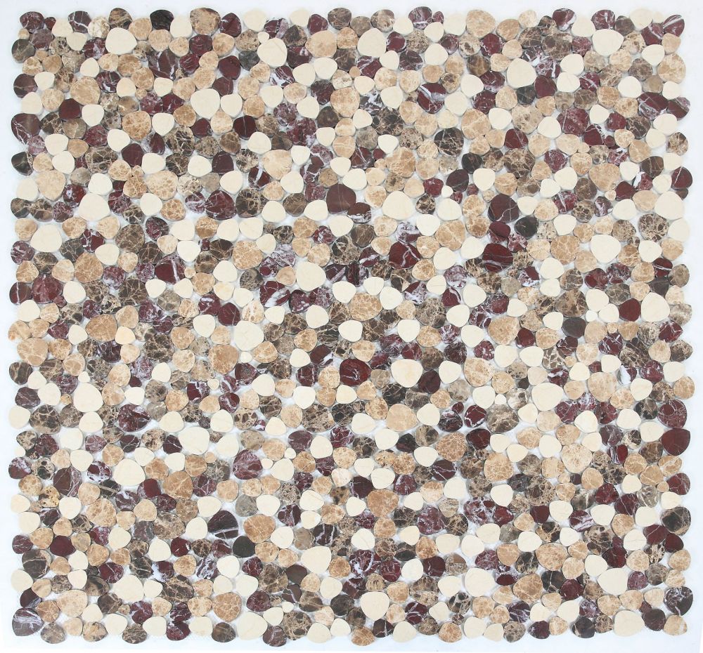 Aphrodite Burgundy Brown 12 x 12
