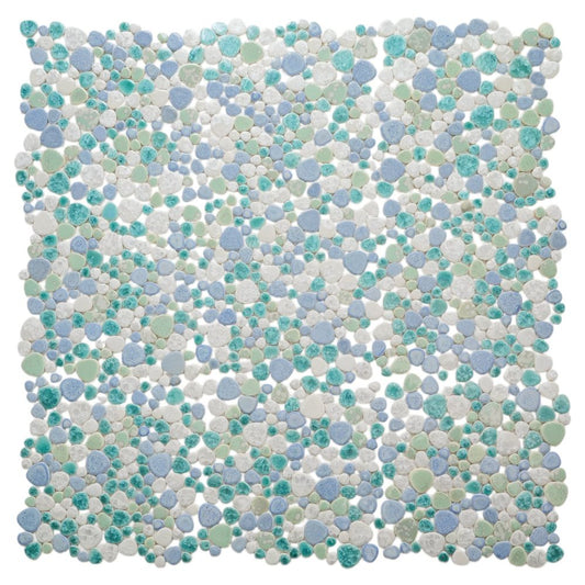 Growing Glass Sea Pebble 11.5 x 11.5