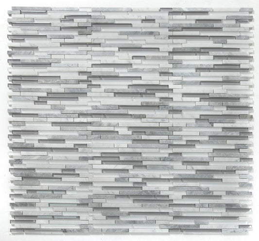 Linear Montage Grey 11.75 x 12