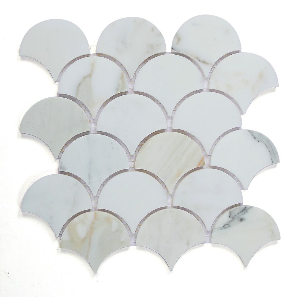Dragon Scale Calacatta Gold Honed 9.75 x 10