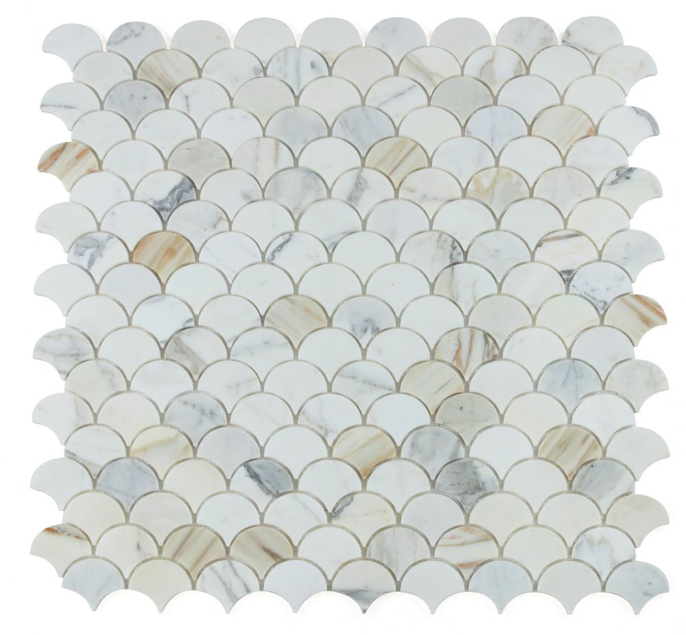 Dragon Scale Calacatta Gold Honed 9.75 x 10