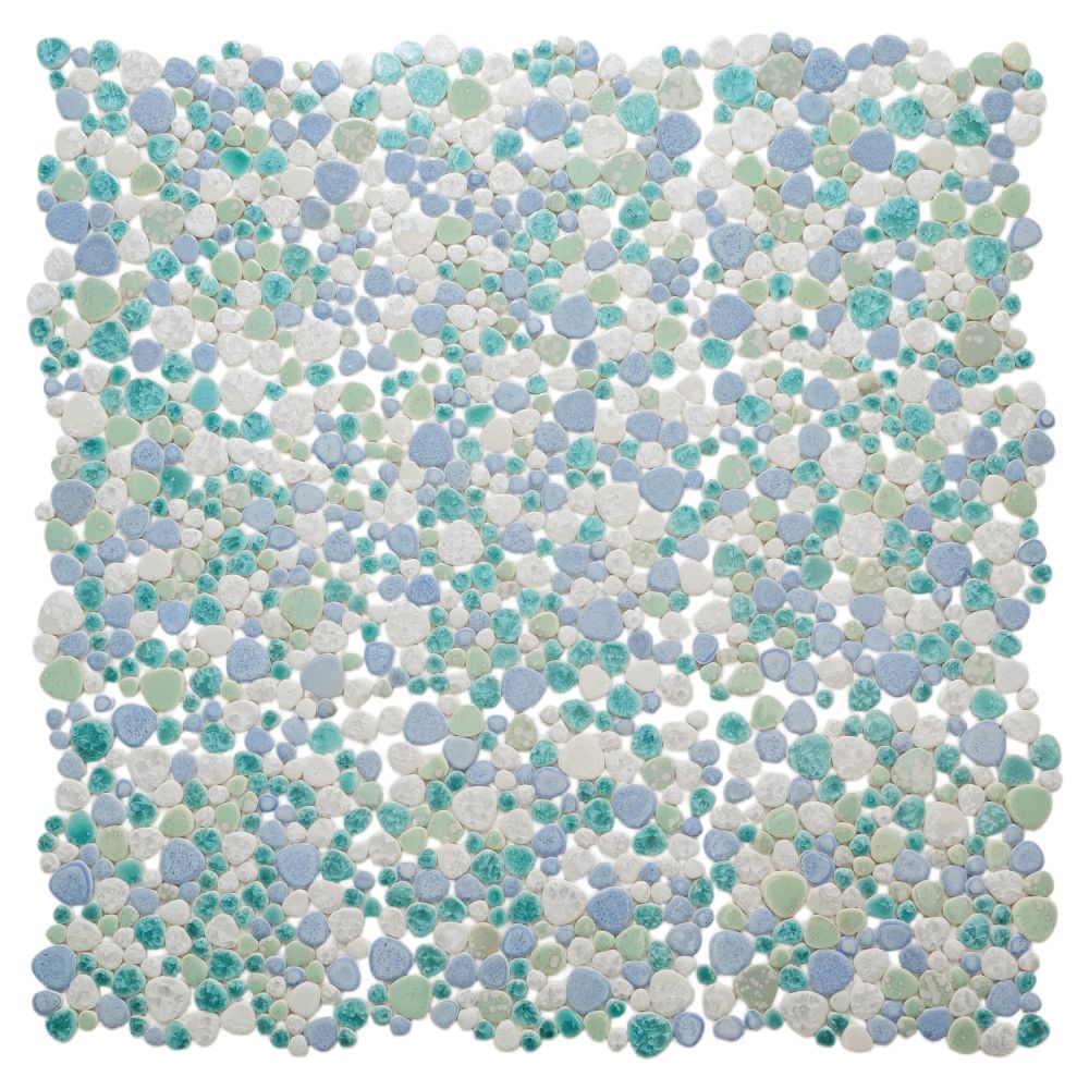 Growing Glass Sea Pebble 11.5 x 11.5