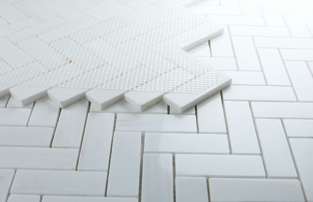 Herringbone Dolomite Polished 12 x 12.75