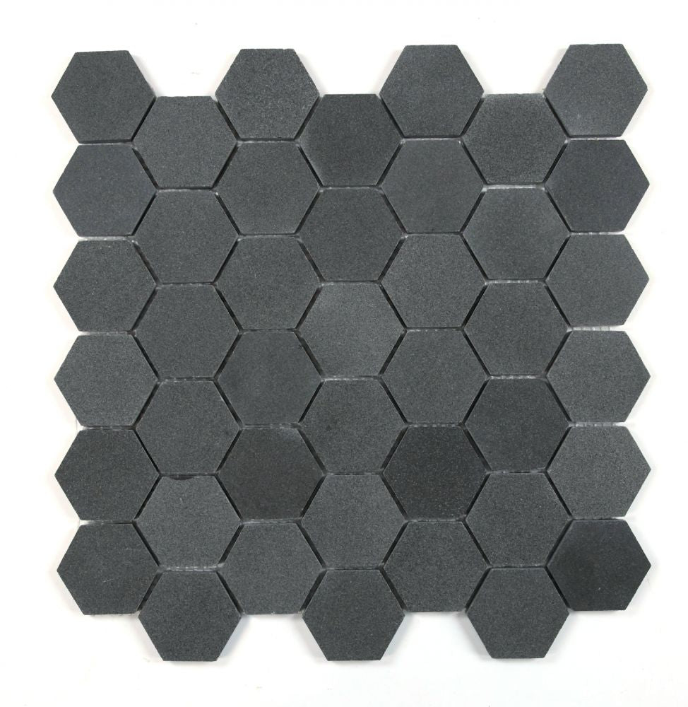 Hexagon Basalt 2 x 2 11.75 x 12