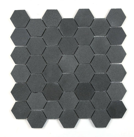 Hexagon Basalt 2 x 2 11.75 x 12