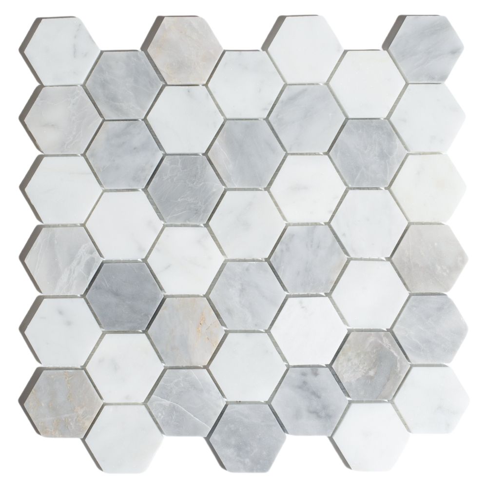 Hexagon City Grey 2 x 2 11.75 x 12