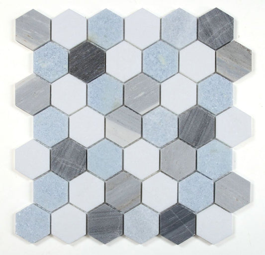 Hexagon Deep Ocean 2 x 2 12 x 11.75