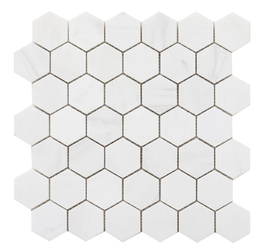 Hexagon Dolomite Honed 2 x 2 12 x 12