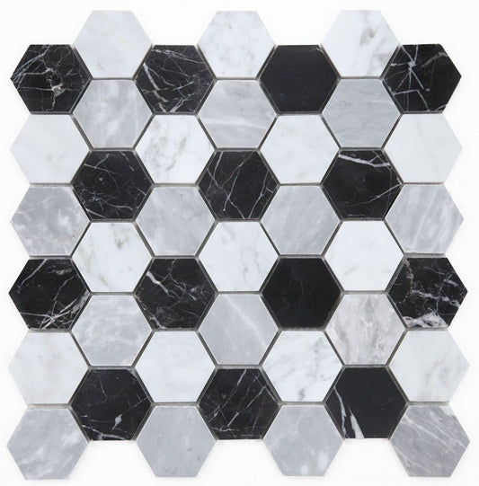 Hexagon Moonlight 2 x 2 11.75 x 12