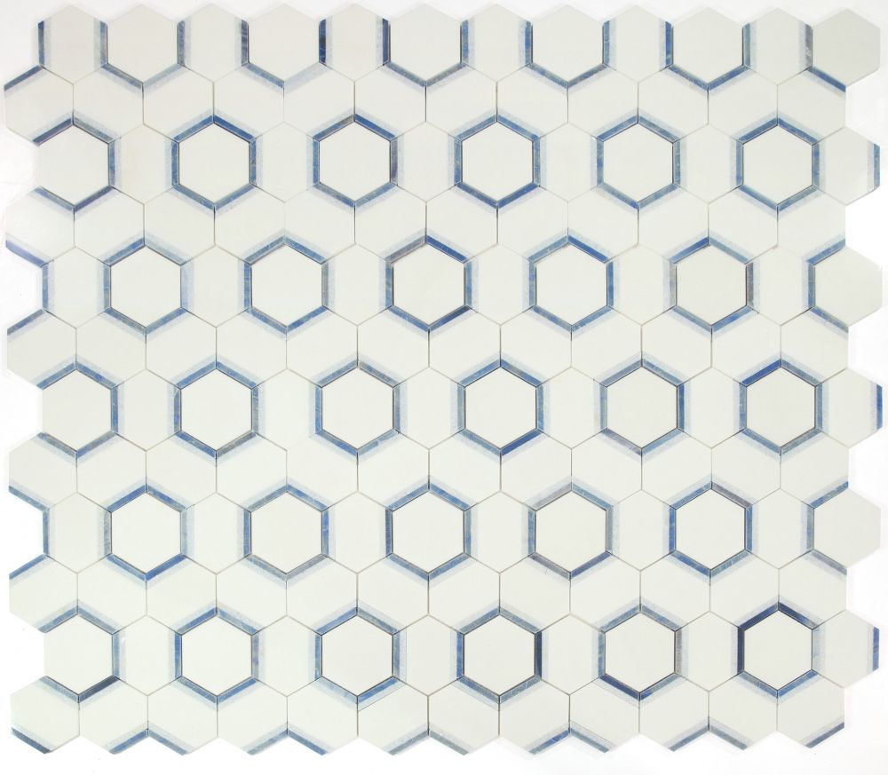 Hexagon Royal Sapphire 12 x 13.75