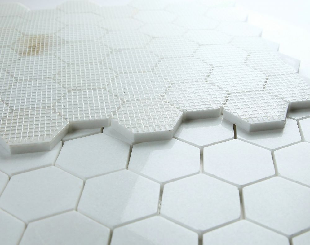 Hexagon Thassos Polished 2 x 2 11.75 x 12