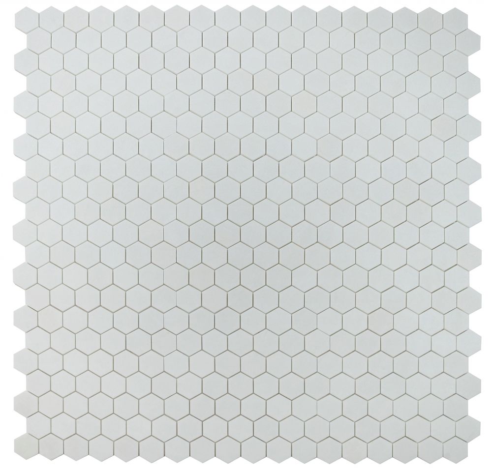 Hexagon Thassos Polished 2 x 2 11.75 x 12