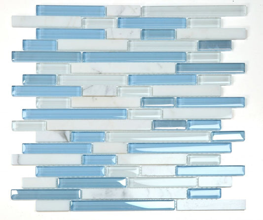 Linear Carrara Blue 11.75 x 12