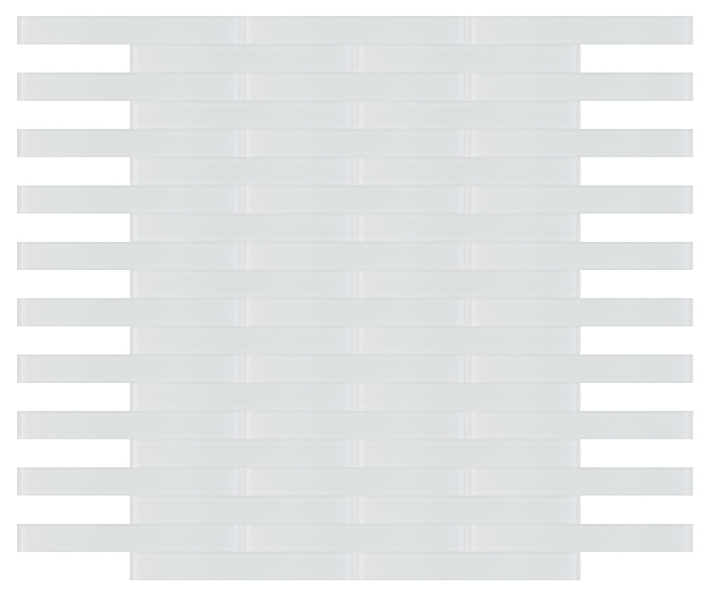 MIA White Frosted 2 x 16