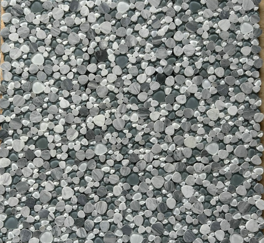 Peach Grey 12 x 12