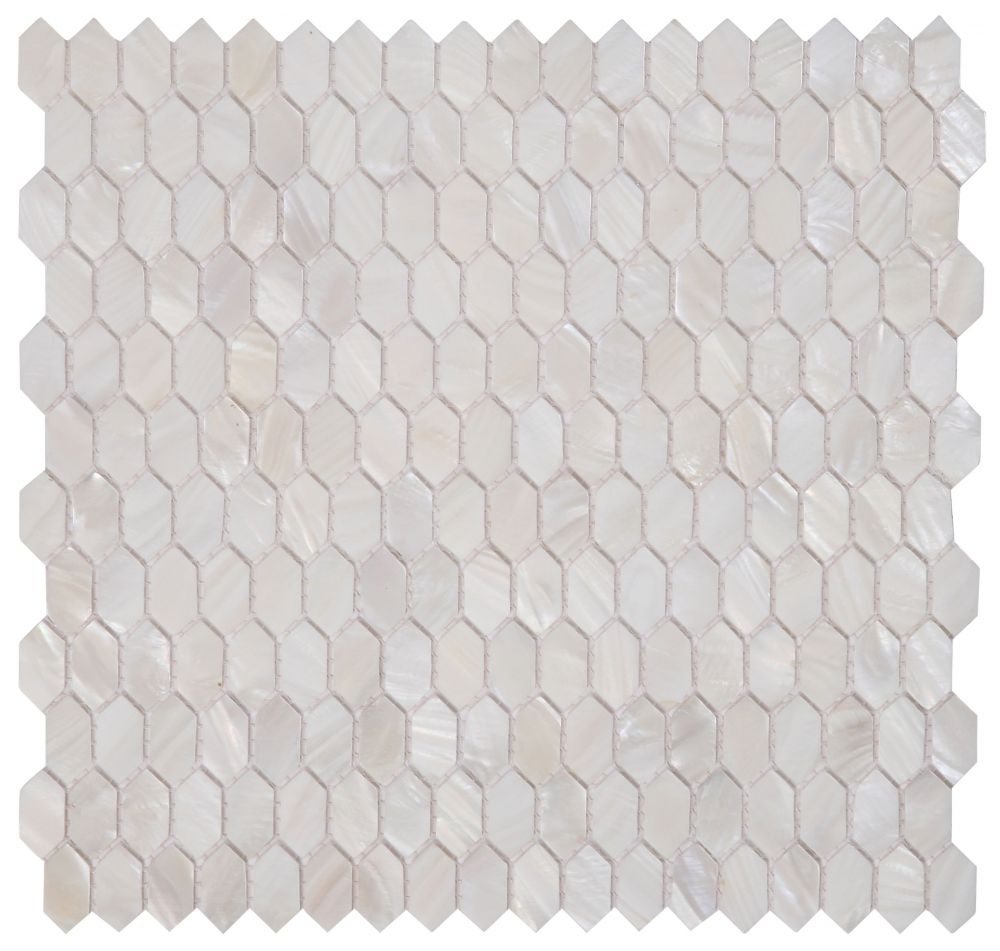 Pearl White Arrow 12 x 12