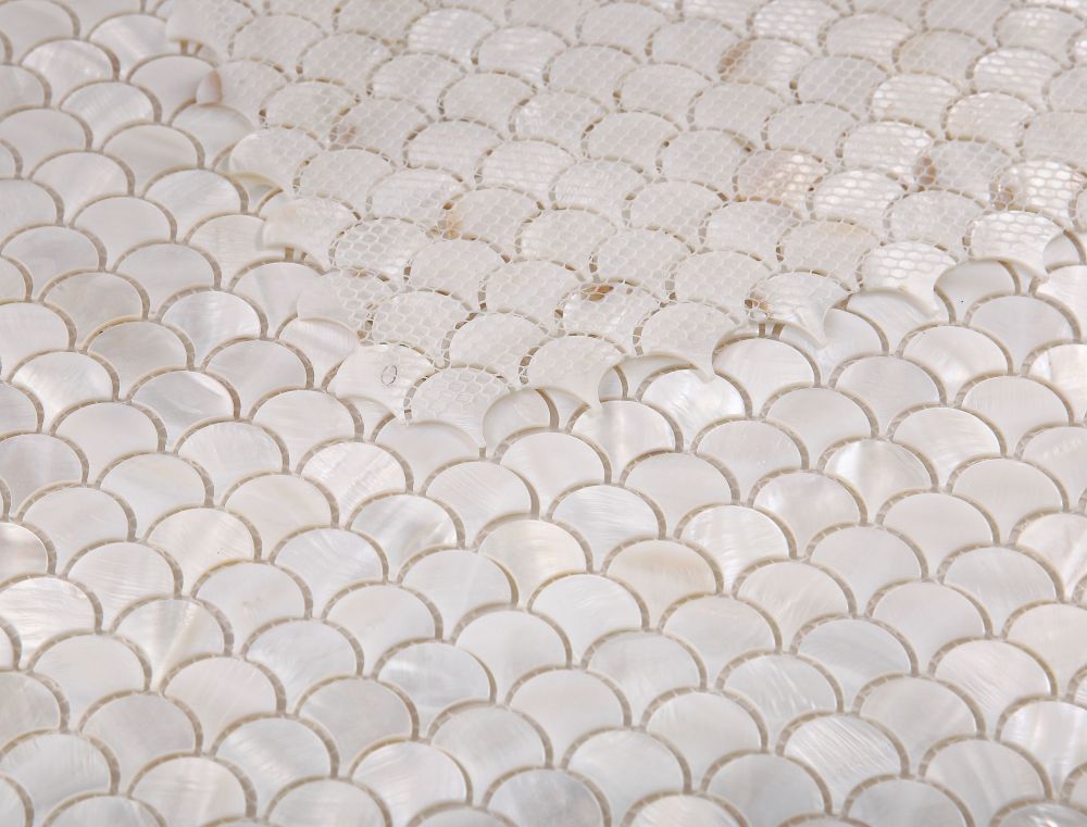 Pearl White Scale 11.75 x 11.75