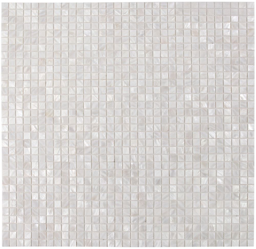 Pearl White Square 11.75 x 11.75