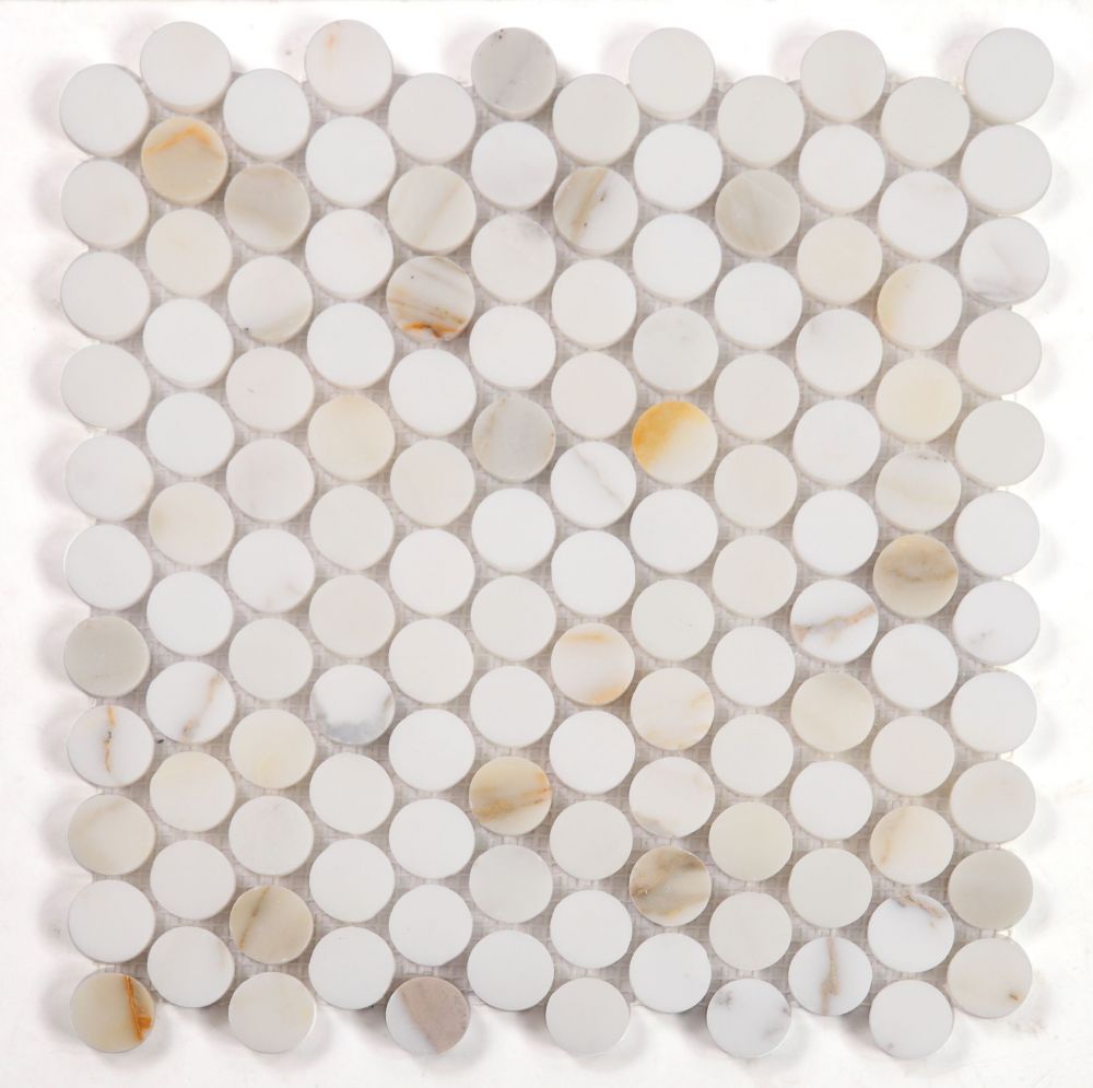 Penny Marble Calacatta Polished 11 x 11.75