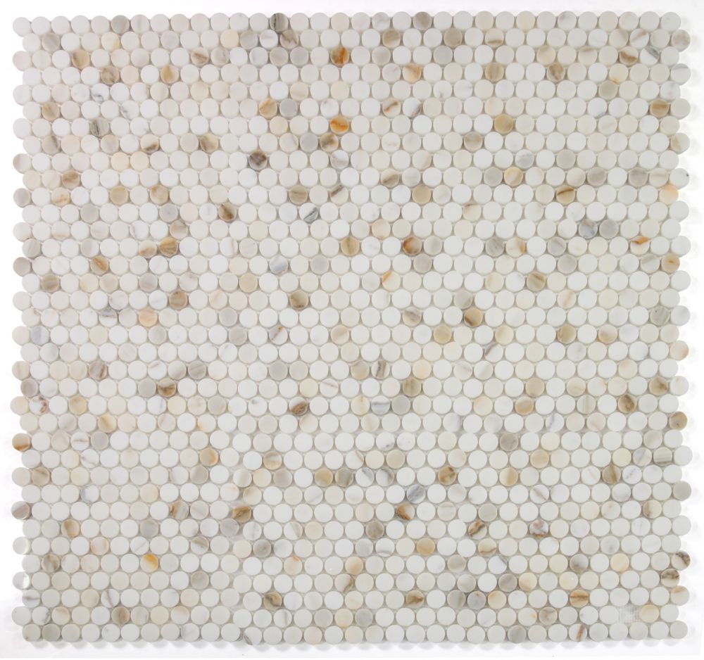Penny Marble Calacatta Polished 11 x 11.75