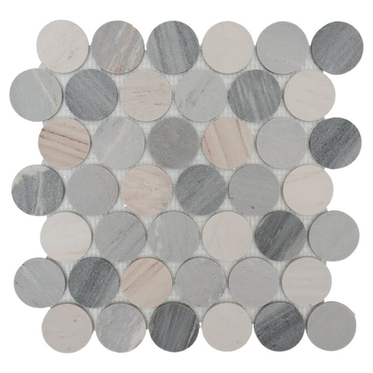 Penny Marble Large Blue 11.75 x 12
