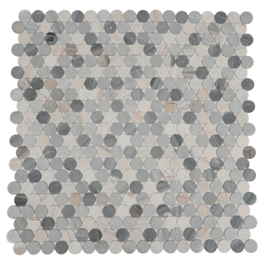 Penny Marble Large Blue 11.75 x 12