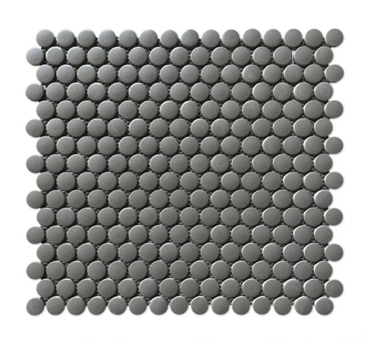 Penny Round Dark Grey Grip 11.5 x 12.25