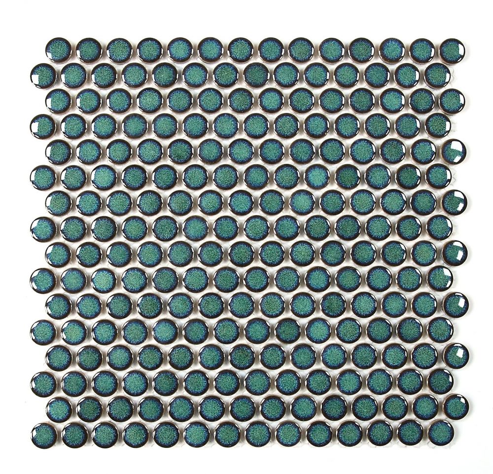 Penny Round Turquoise 11.5 x 11.5