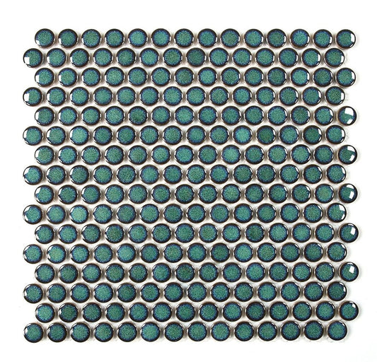 Penny Round Turquoise 11.5 x 11.5