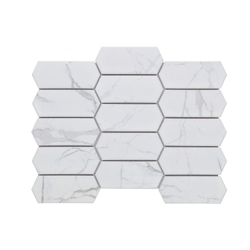 Picket Statuario Matte 10.25 x 13.5