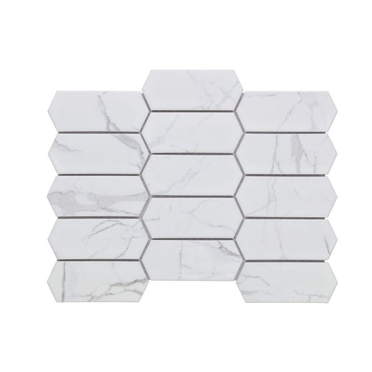 Picket Statuario Matte 10.25 x 13.5