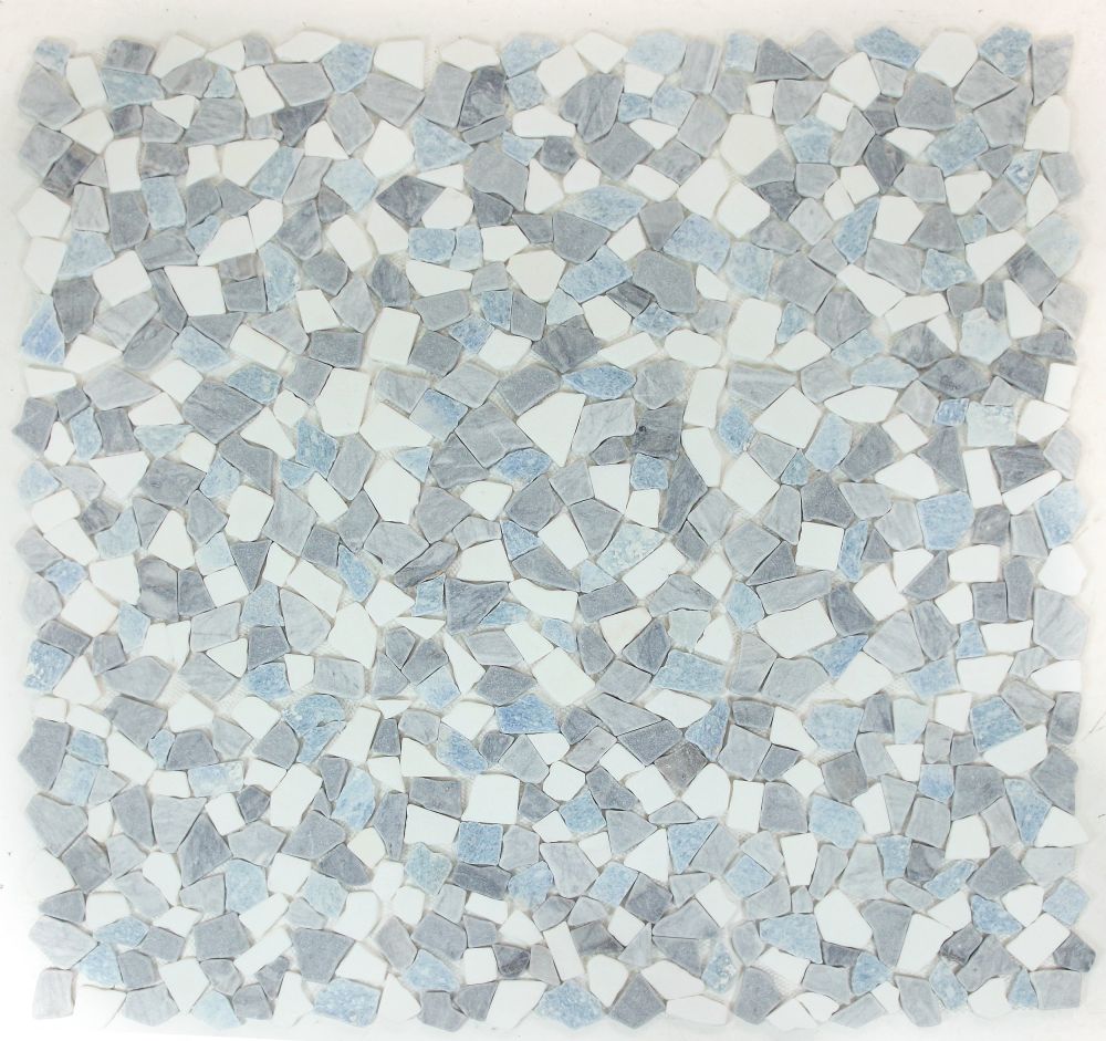 River Stone Blue Ocean 12 x 12