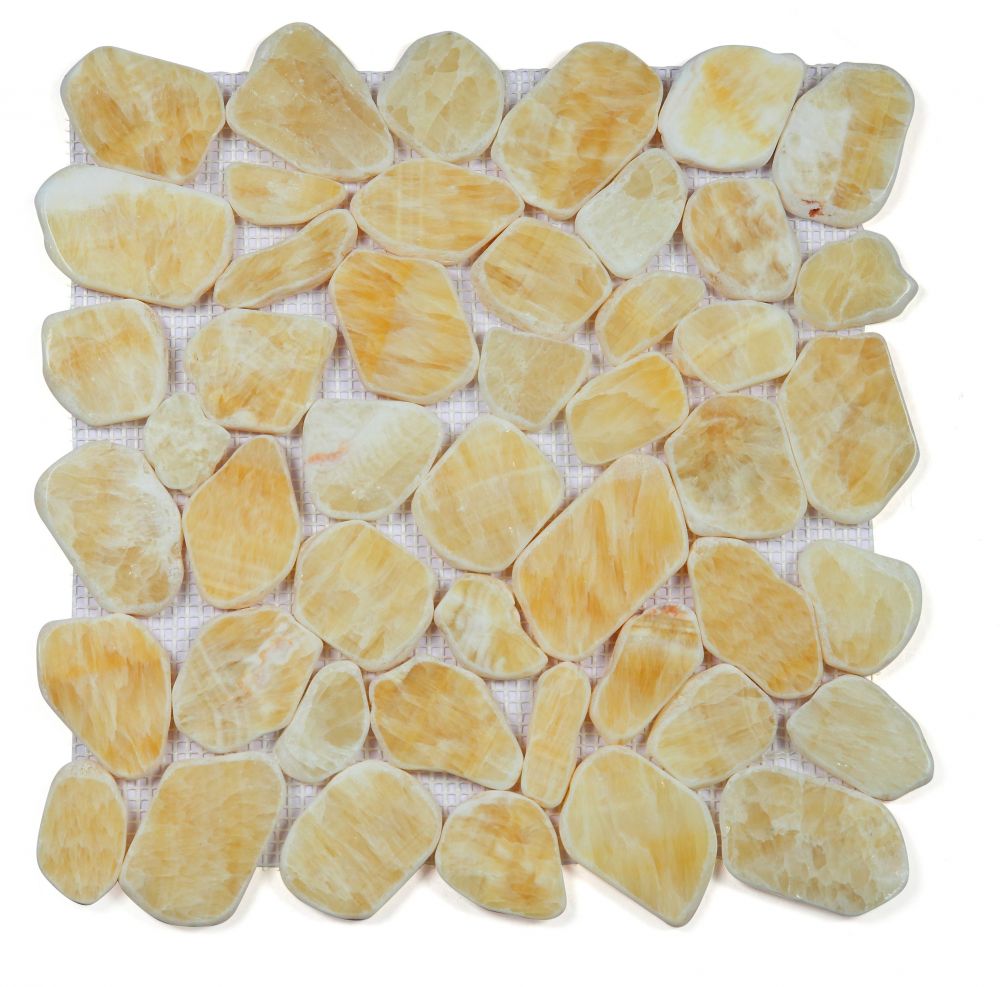 River Stone Honey Onyx 12 x 12