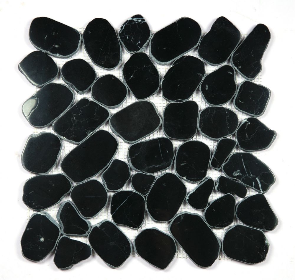 River Stone Marquina 12 x 12