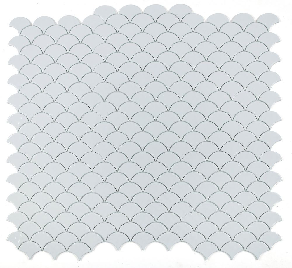 Snowglass Scale Ripple Polished 11.5 x 12