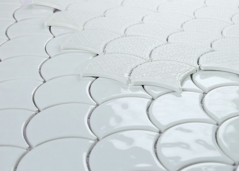 Snowglass Scale Ripple Polished 11.5 x 12