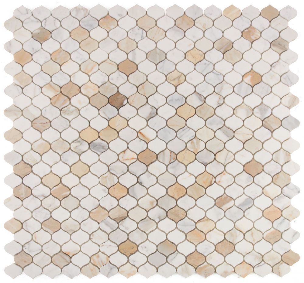 Water Drop Calacatta Gold Polished 11 x 11